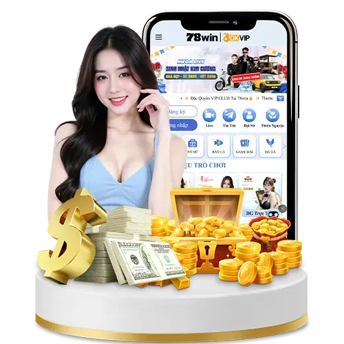 Biểu tượng jackpot lớn và tiền vàng, thể hiện chiến thắng tại kubet kim